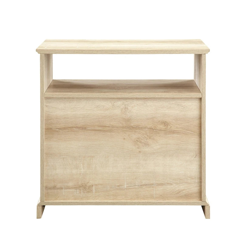 Table de chevet à deux tiroirs