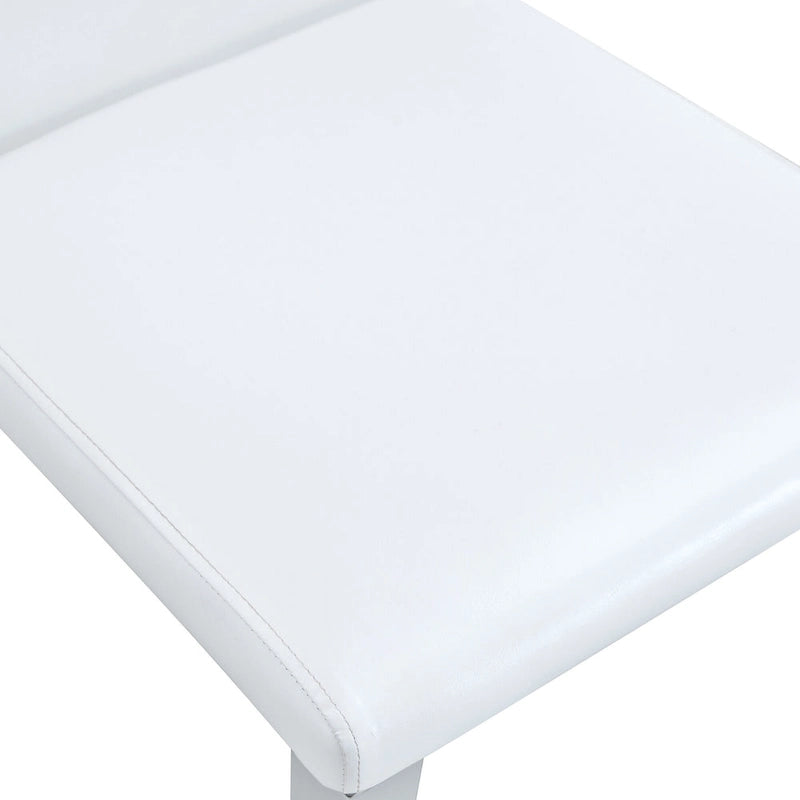 Chaise de salle à manger de style moderne avec pieds en métal