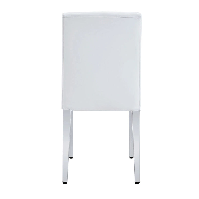 Chaise de salle à manger de style moderne avec pieds en métal