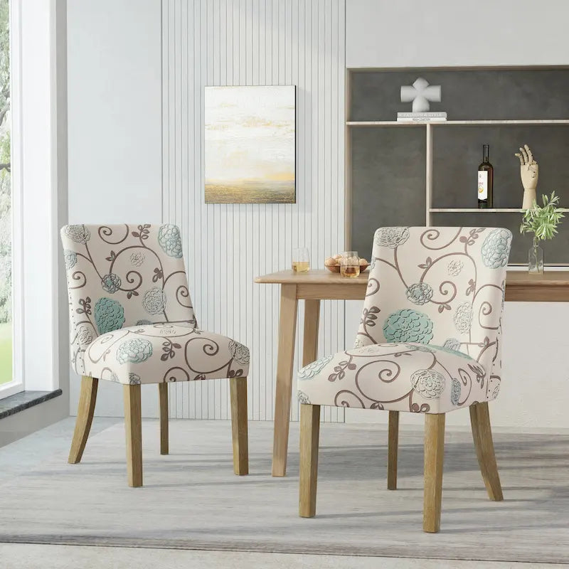 Chaises de salle à manger rembourrées (lot de 2)
