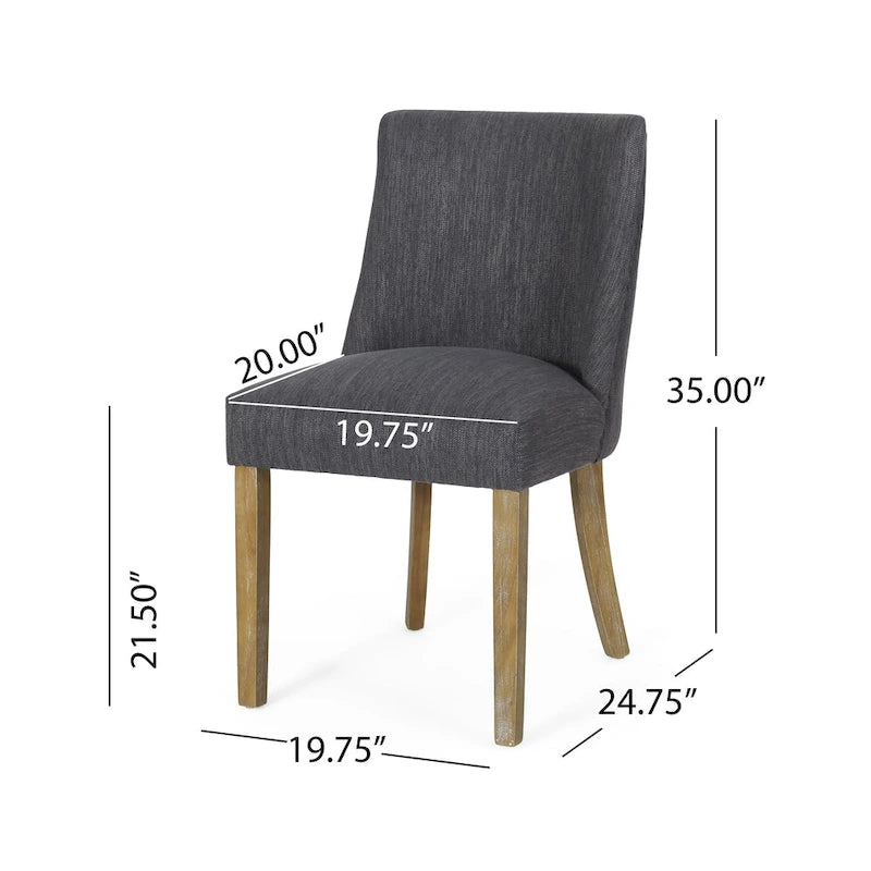 Chaises de salle à manger rembourrées (lot de 2)