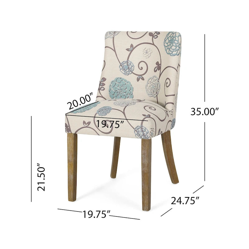 Chaises de salle à manger rembourrées (lot de 2)