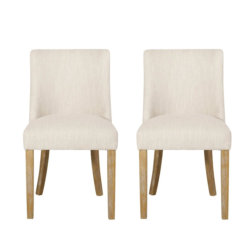 Chaises de salle à manger rembourrées (lot de 2)