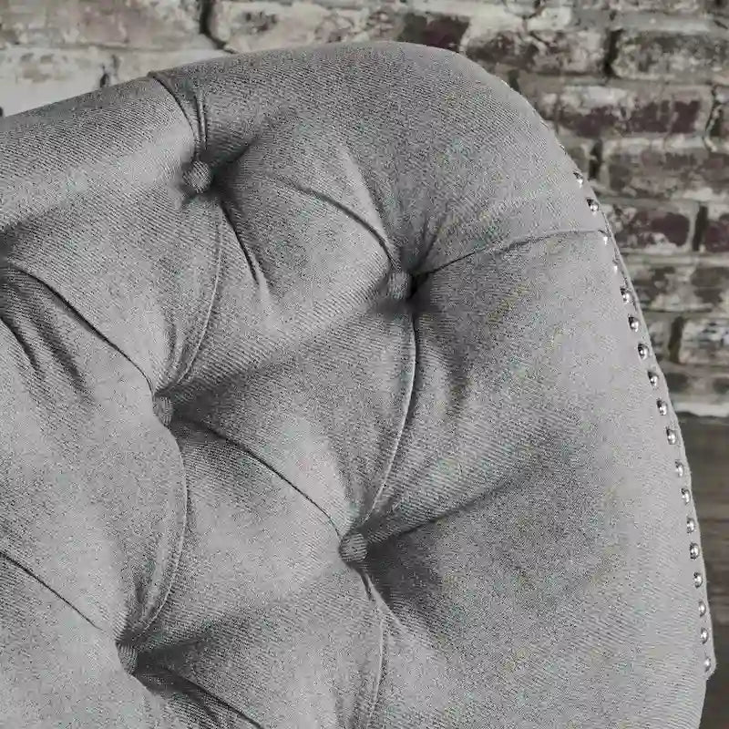 Fauteuil inclinable électrique en tissu capitonné