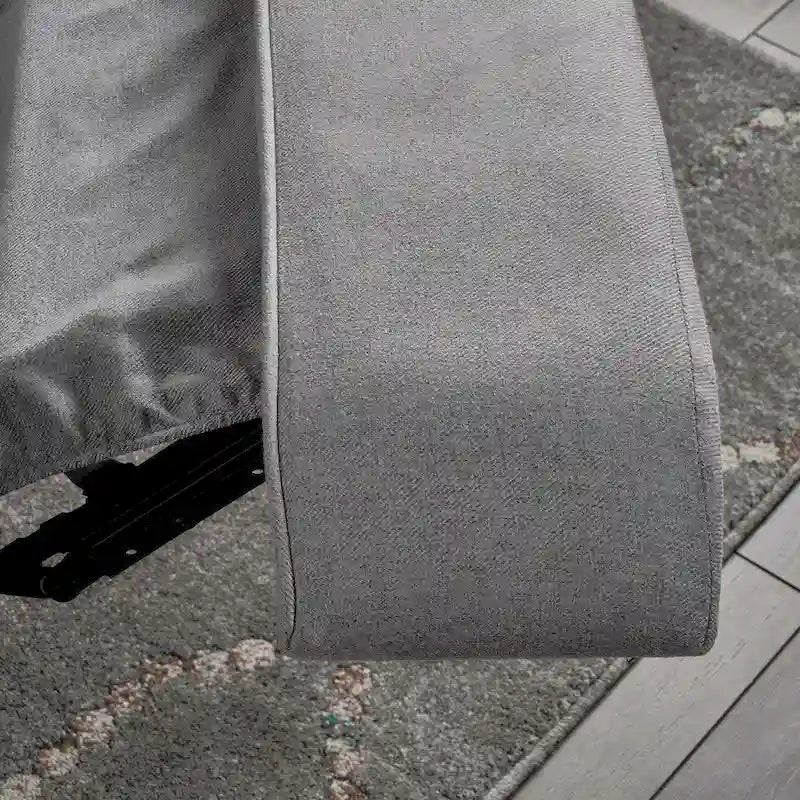 Fauteuil inclinable électrique en tissu capitonné
