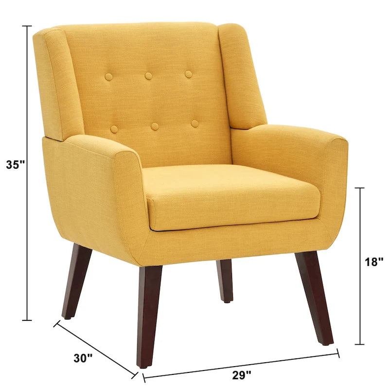 2 fauteuils d'appoint modernes capitonnés