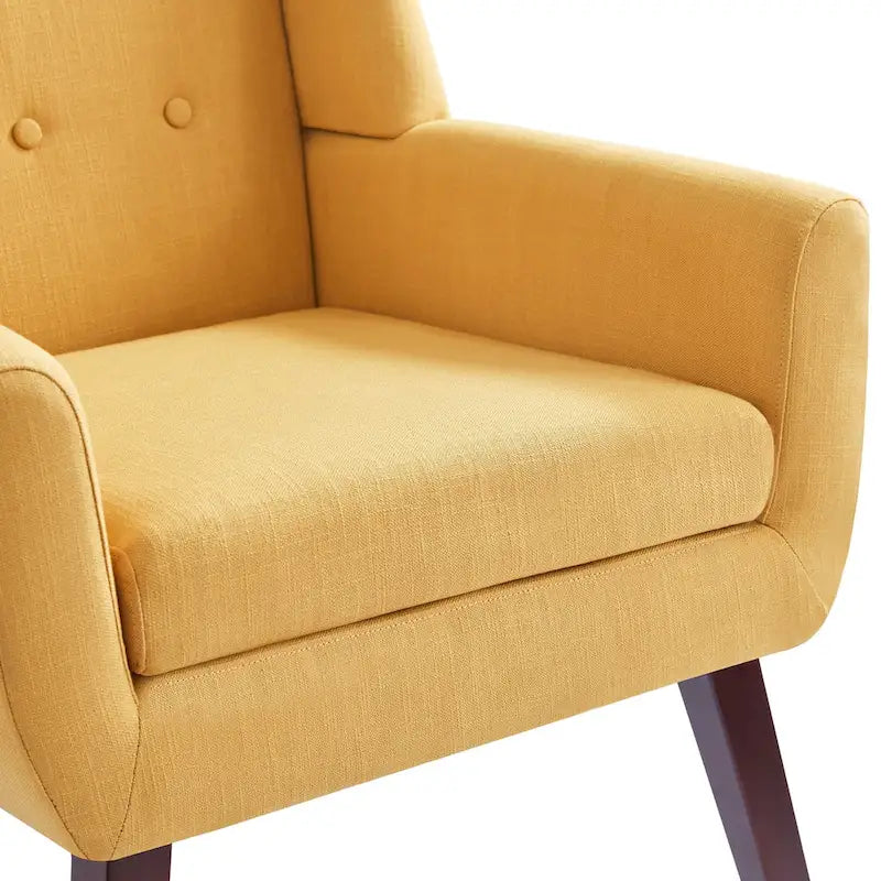 2 fauteuils d'appoint modernes capitonnés