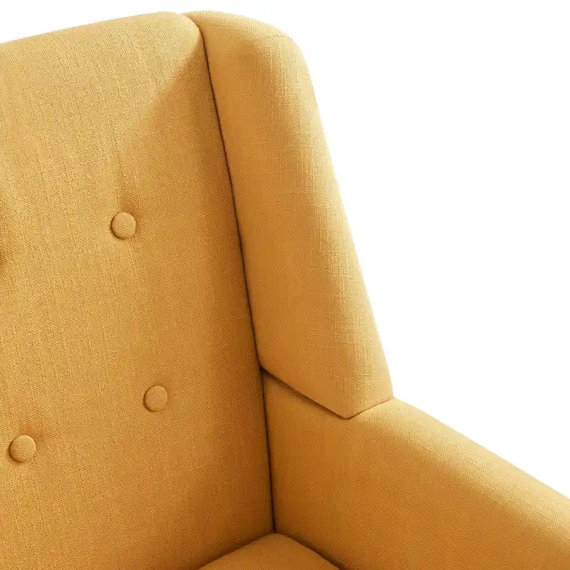 2 fauteuils d'appoint modernes capitonnés
