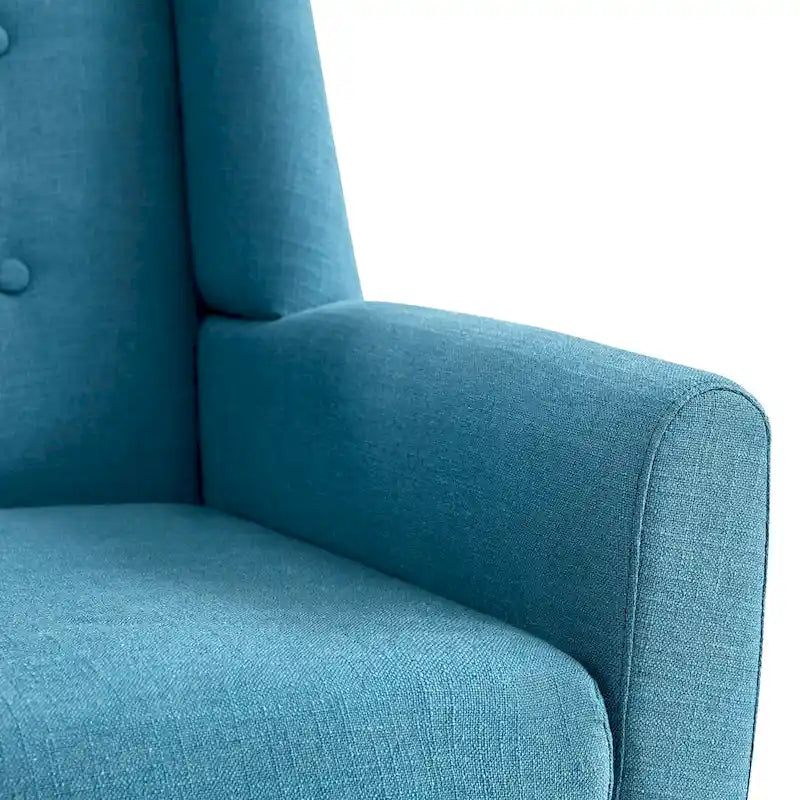 2 fauteuils d'appoint modernes capitonnés