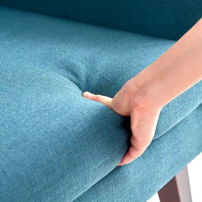 2 fauteuils d'appoint modernes capitonnés