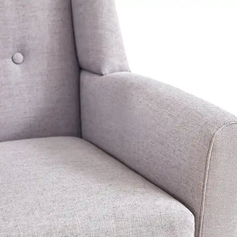2 fauteuils d'appoint modernes capitonnés