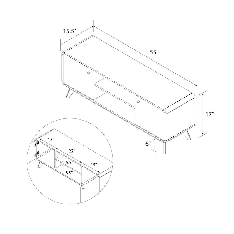 Meuble TV avec rangement