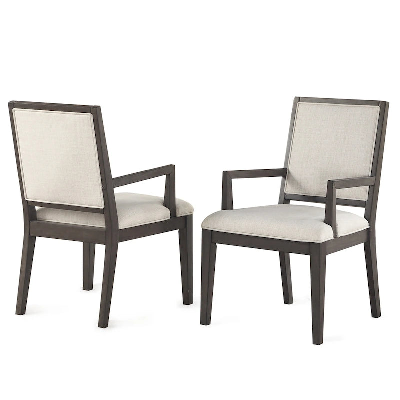 Fauteuils en bois Nuo, lot de deux