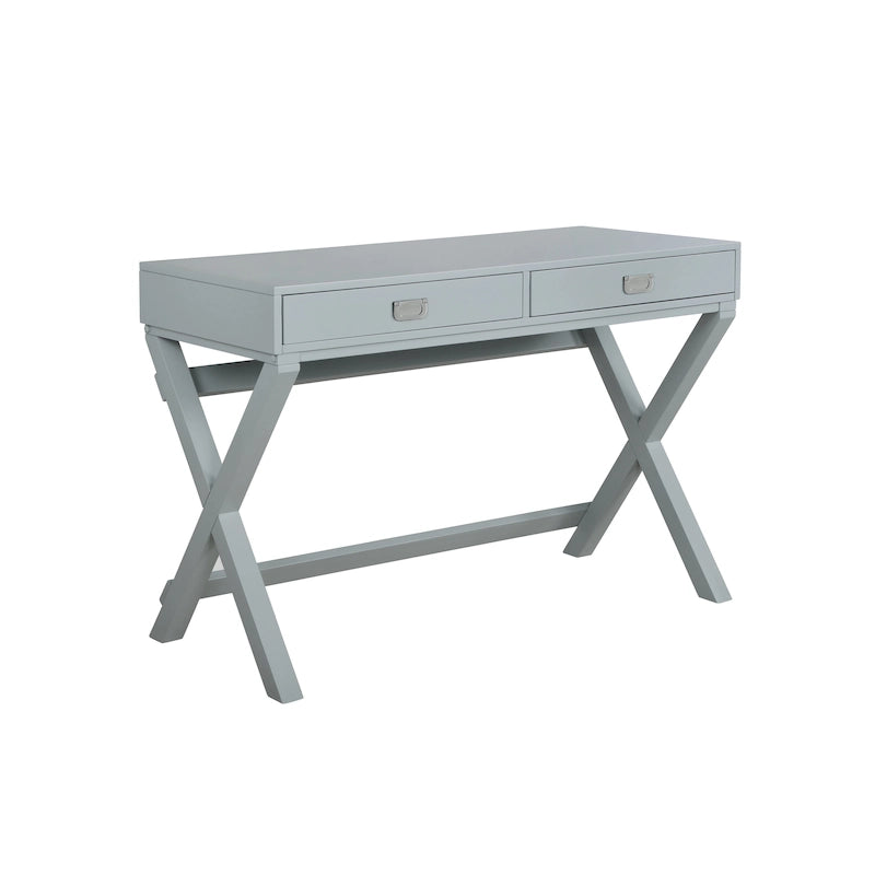 Bureau d'écriture avec tiroirs et piètement en X