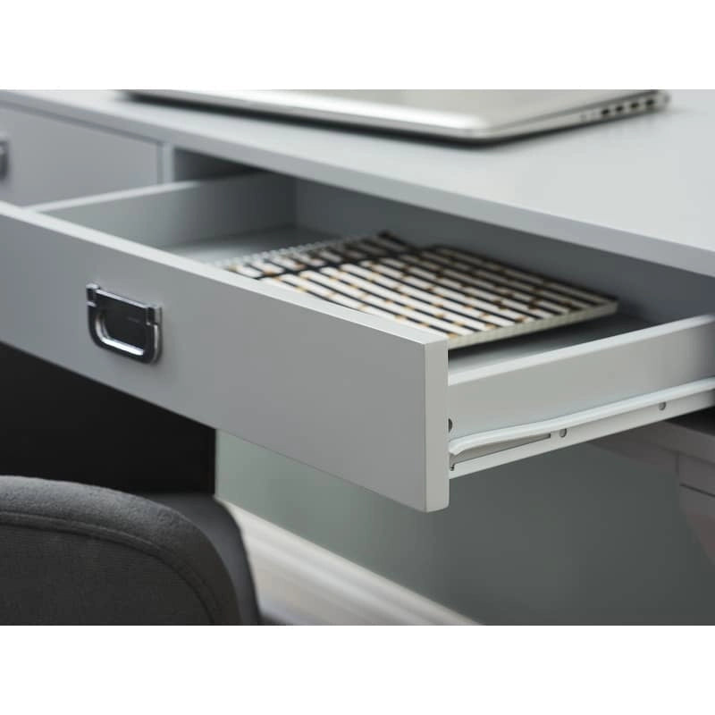 Bureau d'écriture avec tiroirs et piètement en X