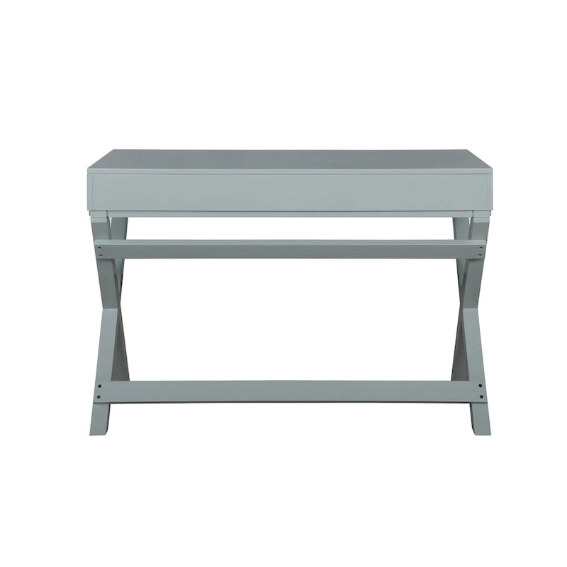 Bureau d'écriture avec tiroirs et piètement en X