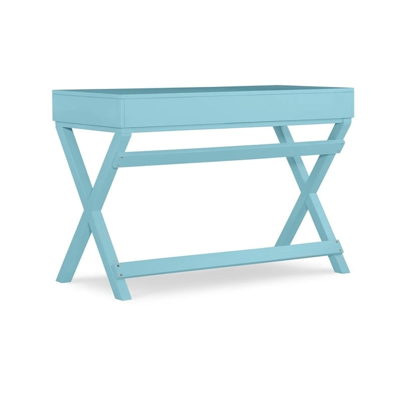 Bureau d'écriture avec tiroirs et piètement en X