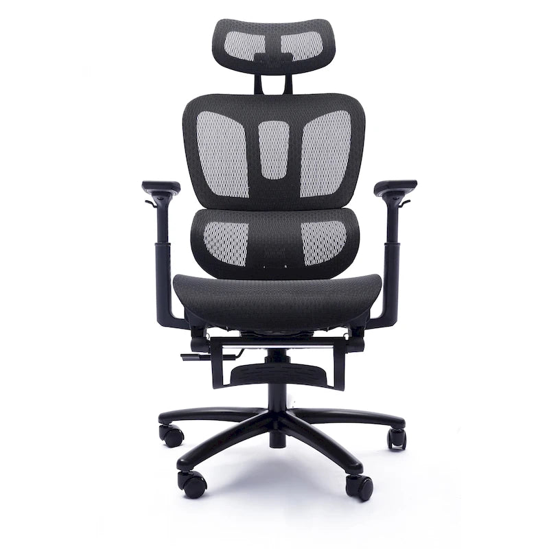 Chaise de bureau ergonomique en maille à dossier haut