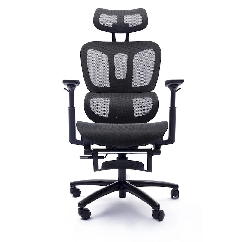Chaise de bureau ergonomique en maille à dossier haut