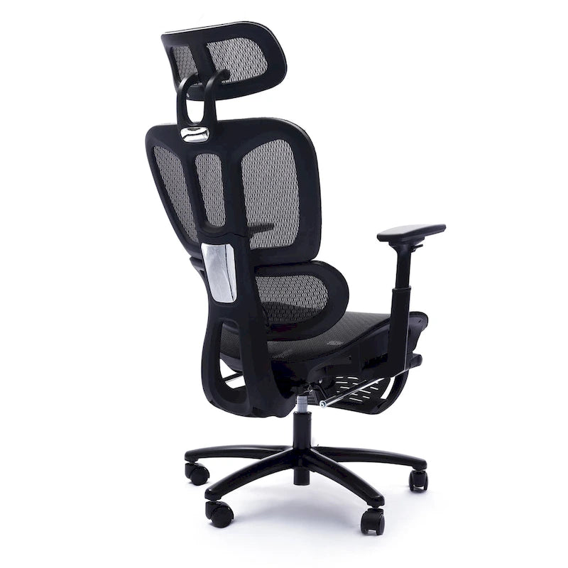 Chaise de bureau ergonomique en maille à dossier haut