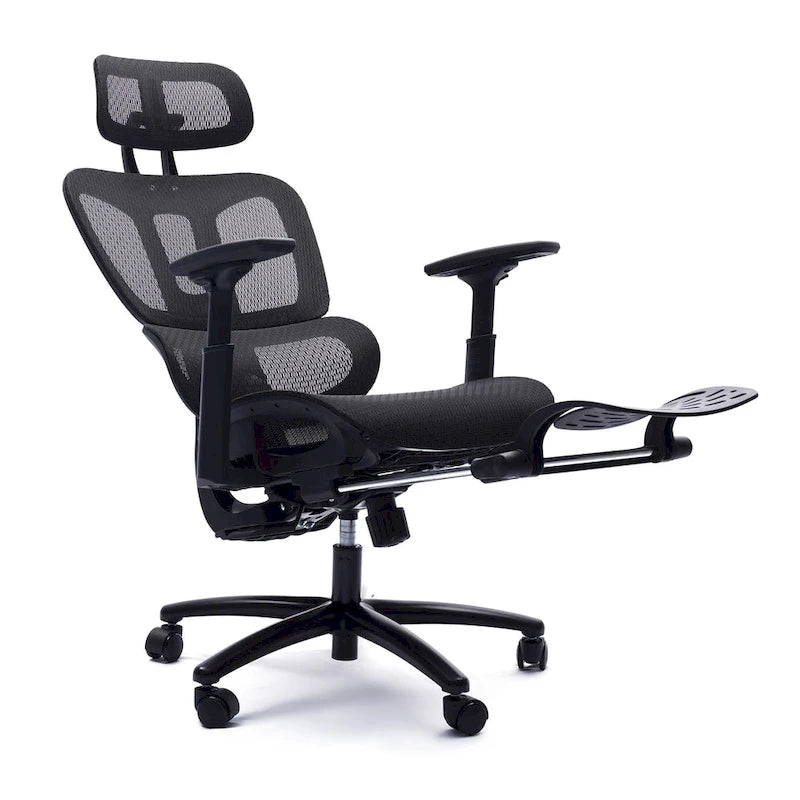 Chaise de bureau ergonomique en maille à dossier haut