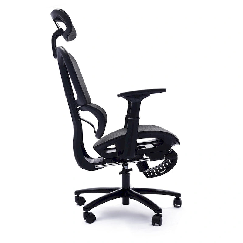 Chaise de bureau ergonomique en maille à dossier haut