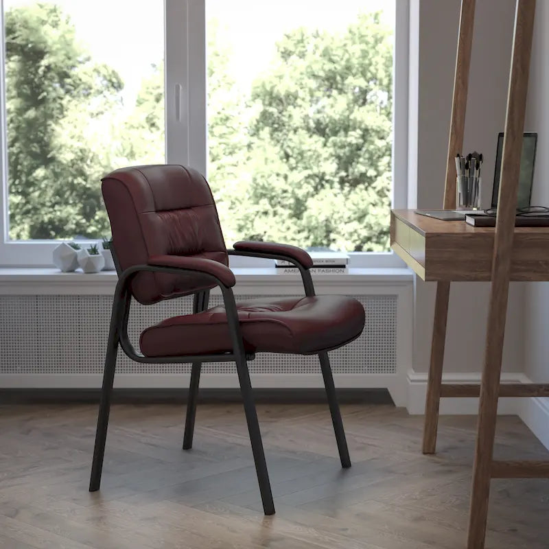 Fauteuil de réception capitonné avec accoudoirs rembourrés - 23,25L x 26P x 36H
