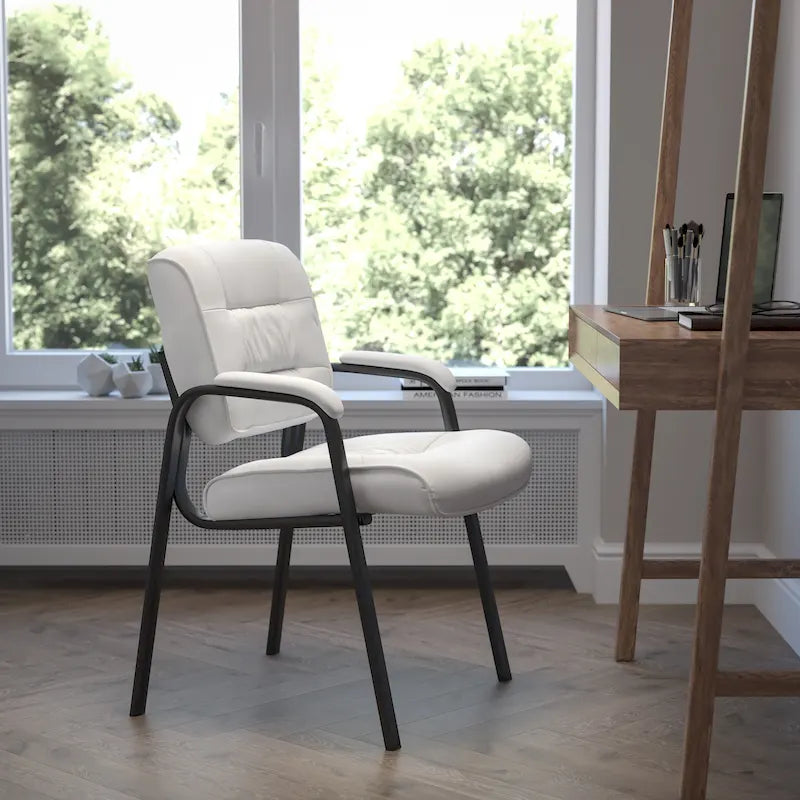 Fauteuil de réception capitonné avec accoudoirs rembourrés - 23,25L x 26P x 36H