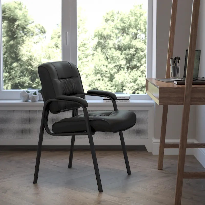 Fauteuil de réception capitonné avec accoudoirs rembourrés - 23,25L x 26P x 36H