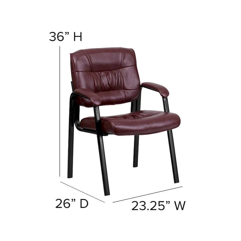 Fauteuil de réception capitonné avec accoudoirs rembourrés - 23,25L x 26P x 36H