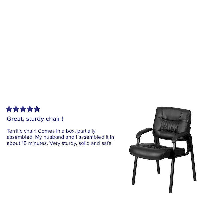 Fauteuil de réception capitonné avec accoudoirs rembourrés - 23,25L x 26P x 36H