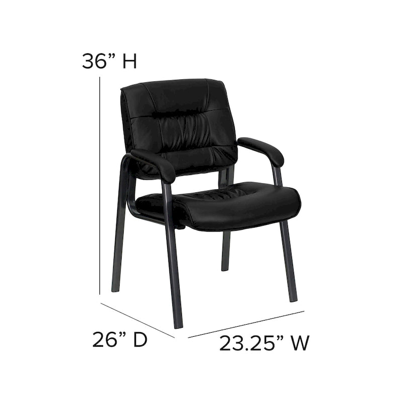 Fauteuil de réception capitonné avec accoudoirs rembourrés - 23,25L x 26P x 36H