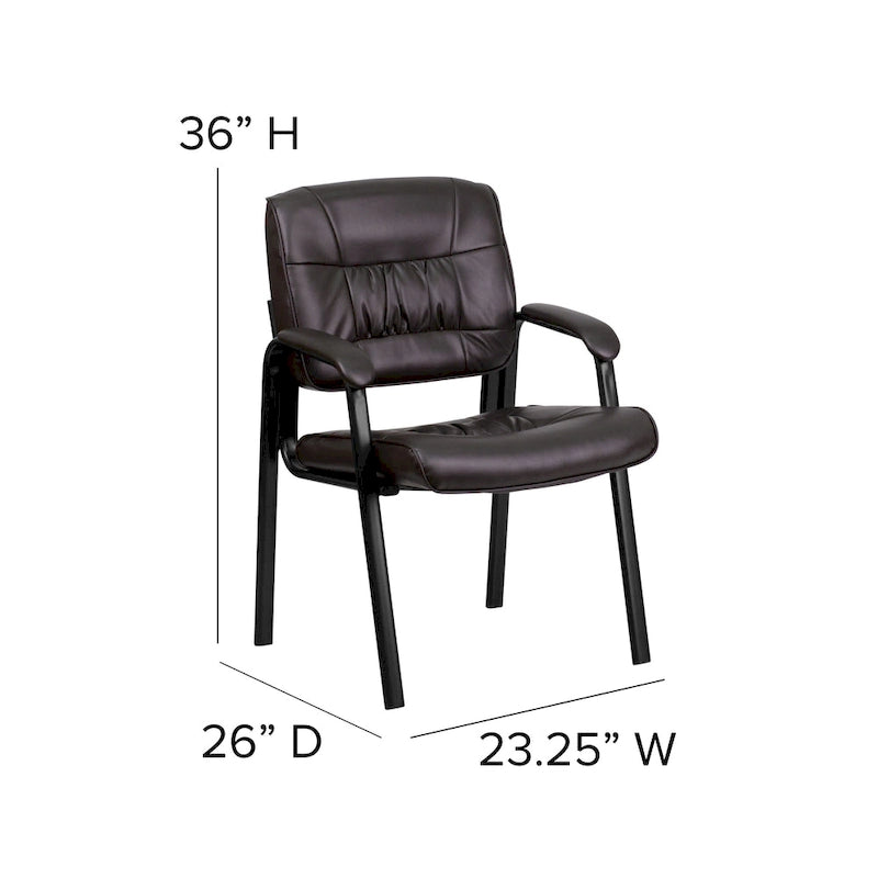 Fauteuil de réception capitonné avec accoudoirs rembourrés - 23,25L x 26P x 36H