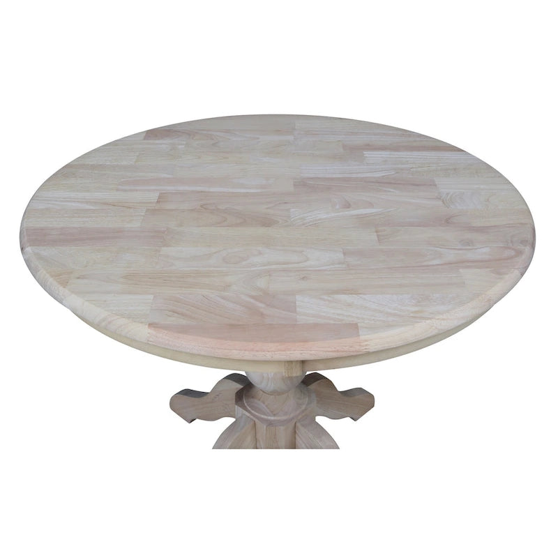Table de salle à manger ronde à piétement central de 36 pouces