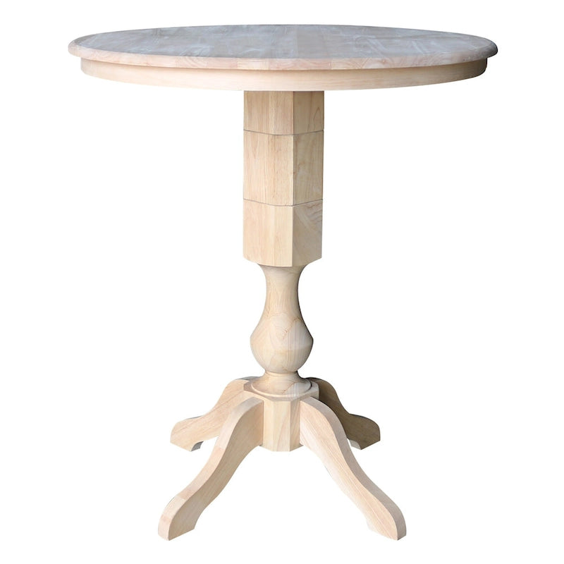 Table de salle à manger ronde à piétement central de 36 pouces