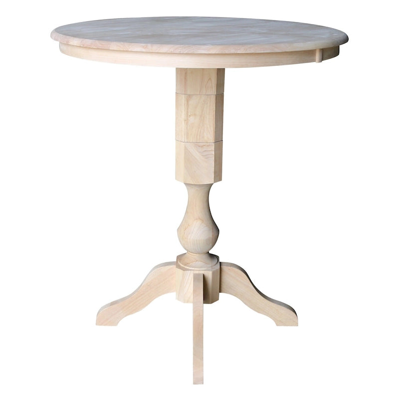 Table de salle à manger ronde à piétement central de 36 pouces