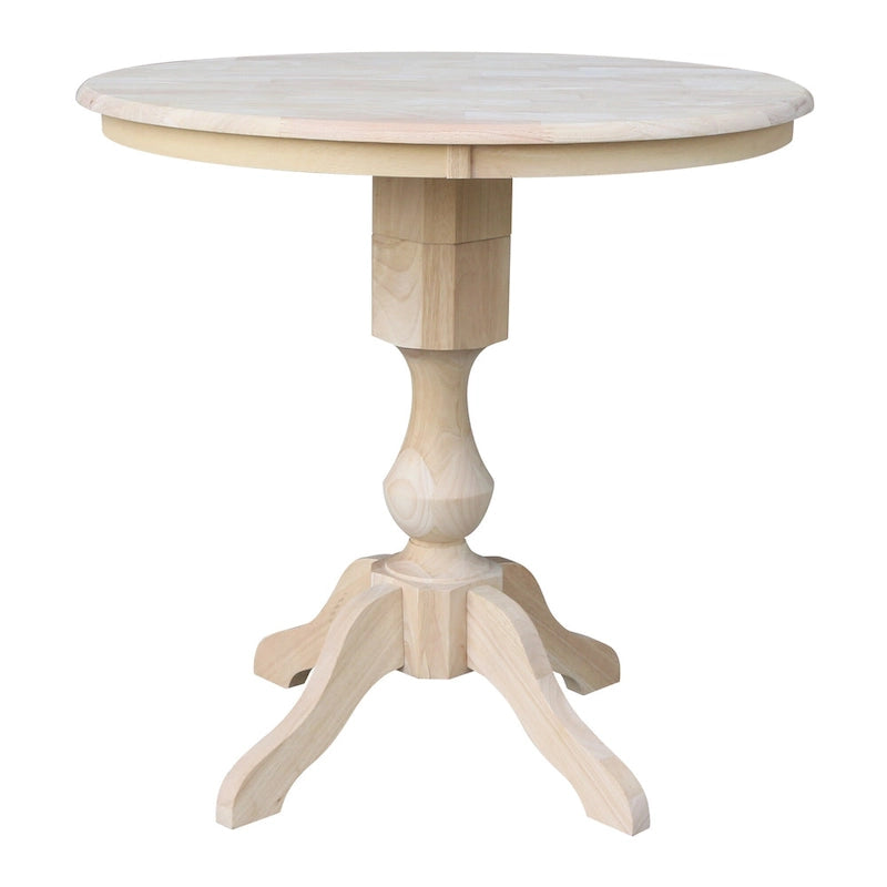 Table de salle à manger ronde à piétement central de 36 pouces