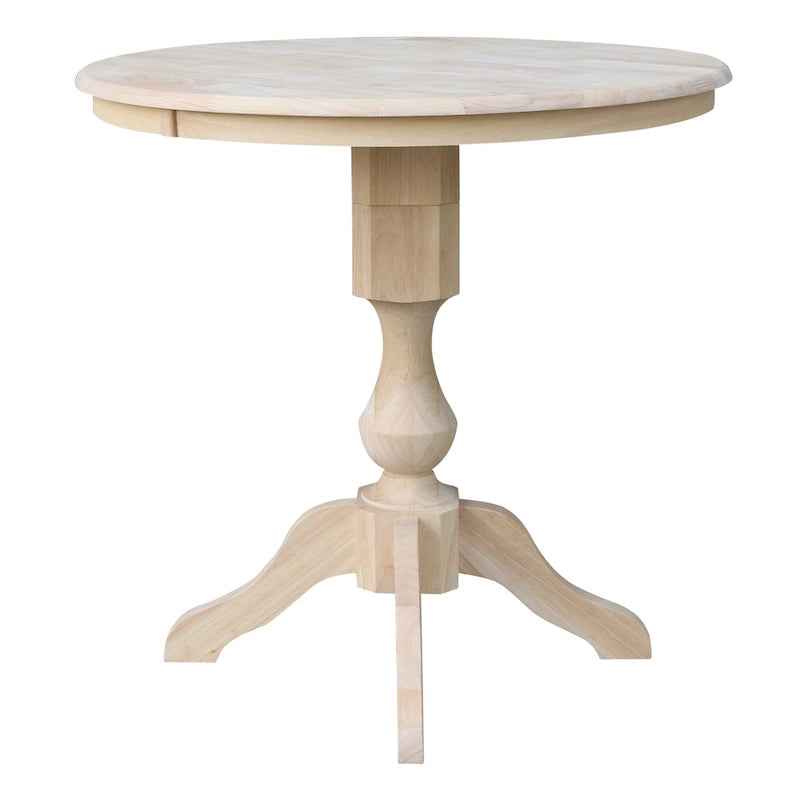 Table de salle à manger ronde à piétement central de 36 pouces