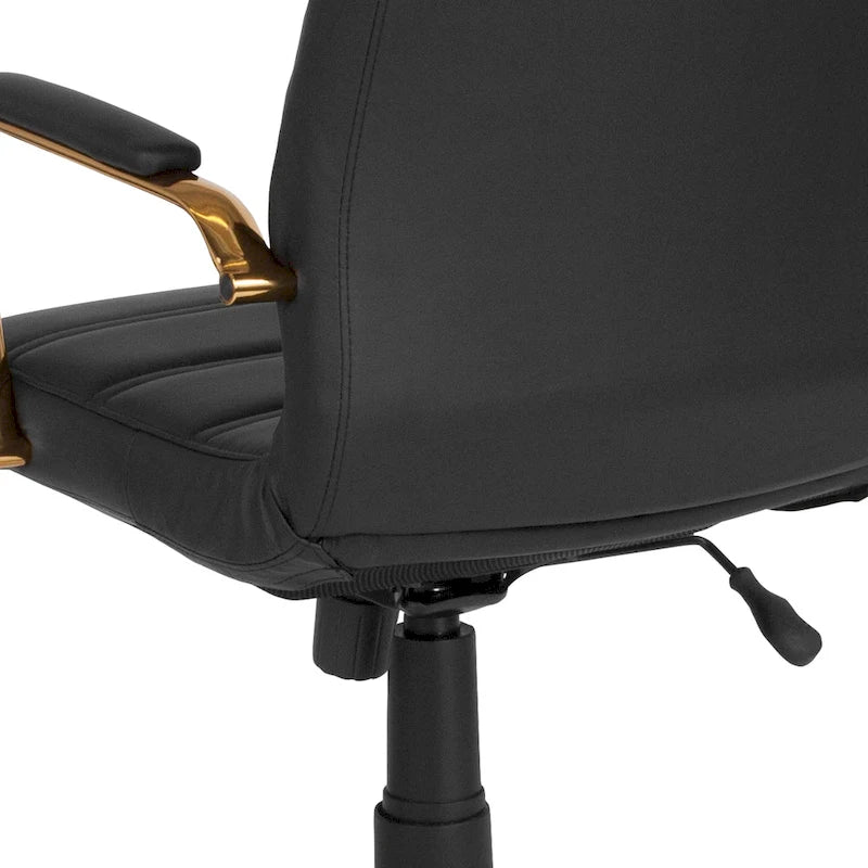 Fauteuil de bureau pivotant de direction (avec piètement chromé)