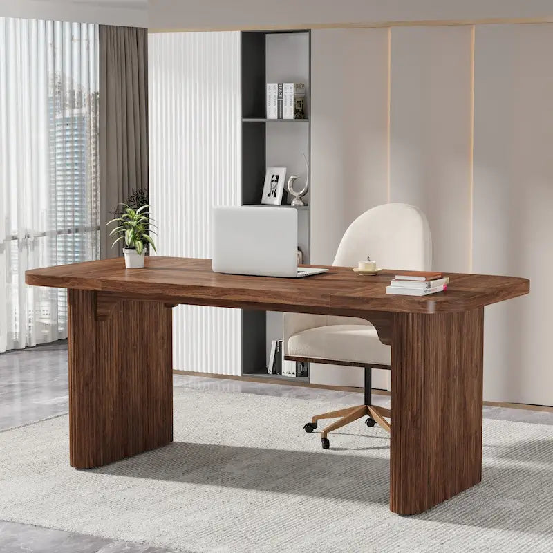 Bureau informatique de direction moderne de 160 cm pour bureau à domicile