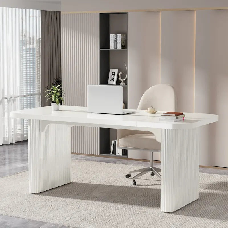 Bureau informatique de direction moderne de 160 cm pour bureau à domicile