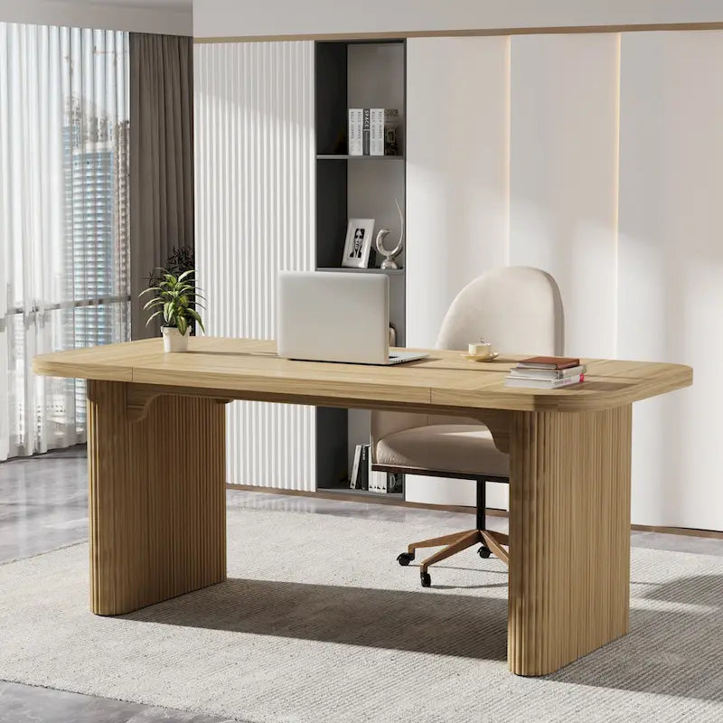 Bureau informatique de direction moderne de 160 cm pour bureau à domicile