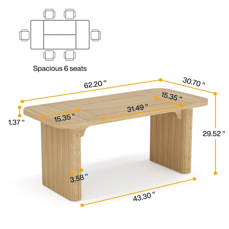 Bureau informatique de direction moderne de 160 cm pour bureau à domicile