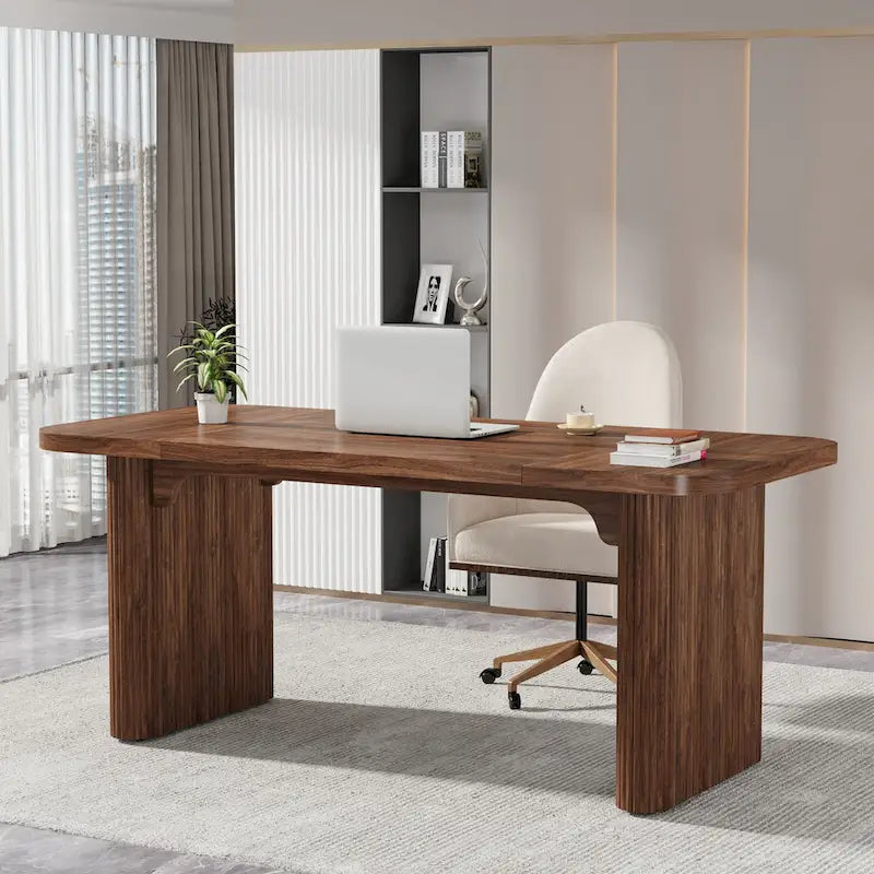 Bureau informatique de direction moderne de 160 cm pour bureau à domicile