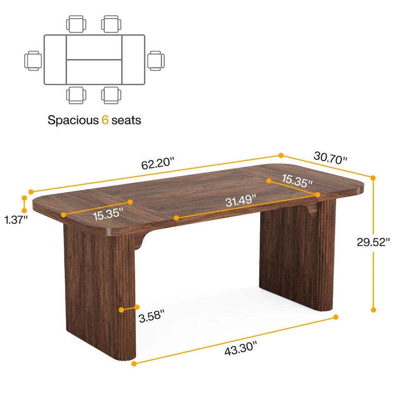 Bureau informatique de direction moderne de 160 cm pour bureau à domicile