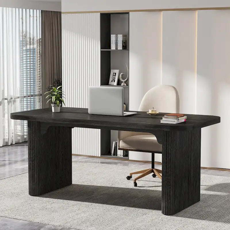 Bureau informatique de direction moderne de 160 cm pour bureau à domicile