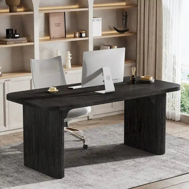 Bureau informatique de direction moderne de 160 cm pour bureau à domicile