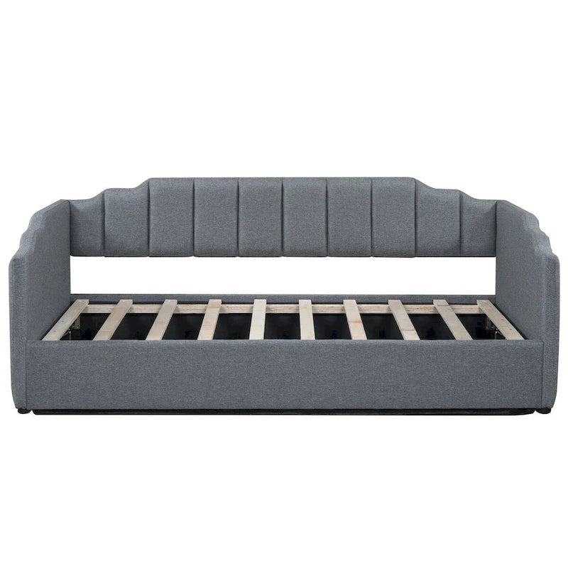 Lit de repos capitonné pour une personne (avec rangement sous le lit)