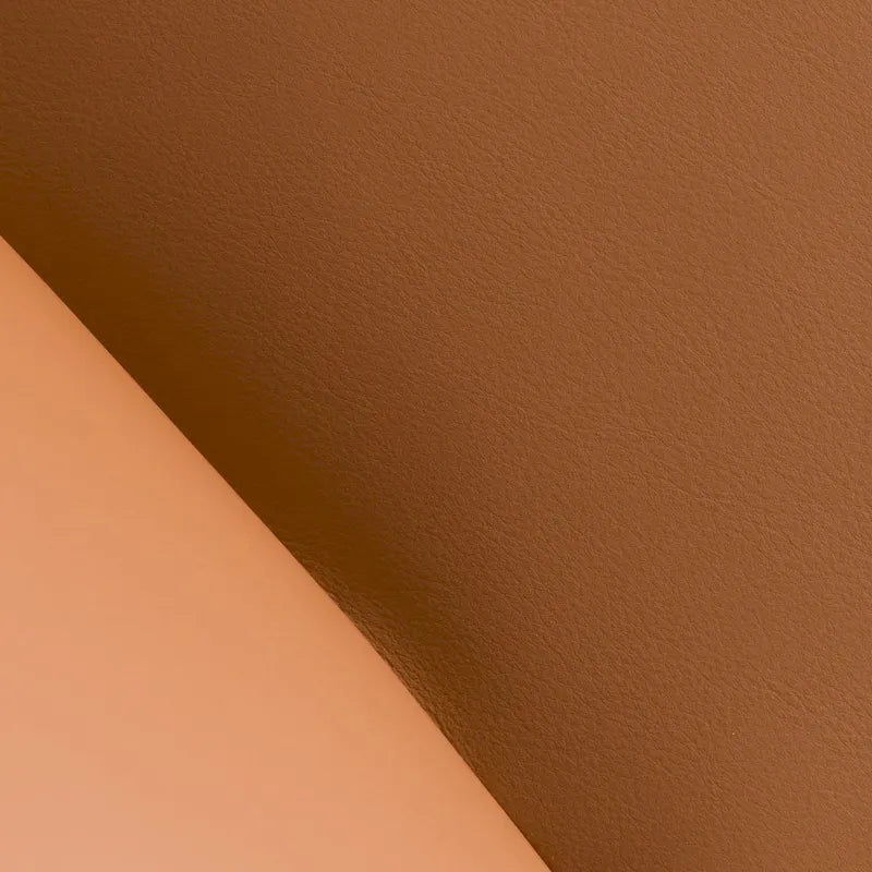 Chaise de bureau moderne en cuir végétalien camel