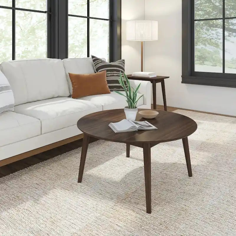 Table basse style Mid-Century Modern - 36 pouces